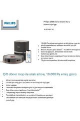 Philips Robot Süpürge Islak Kuru İstasyonlu Siyah XU5100/10