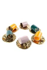 Mikasa Moor Kahve Takımı Lalin Asorti Gold 371272