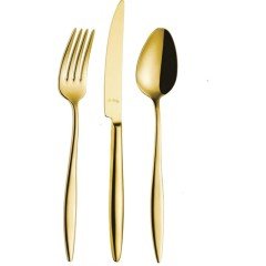 Aryıldız 24 Parça Elegant Mat Gold Pvd Çatal Kaşık Bıçak Takımı