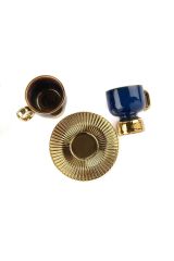 Mikasa Moor Kahve Takımı Bellis Asorti Gold 371357