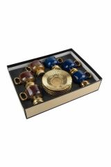 Mikasa Moor Kahve Takımı Bellis Asorti Gold 371357