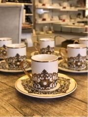 Lotus Kahve Takımı Bone Mihriman 6 LI