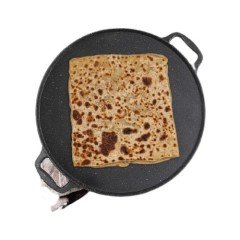 Taç 36 Cm Gravita Döküm Gözleme Tepsi Siyah 6322