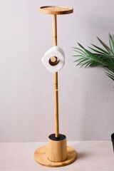 Perotti Soho Bamboo Ayaklı Wc Fırça ve Kağıtlık Seti 1303150002