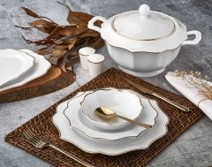 Aryıldız 60 Parça Bone Yemek Takımı 40019