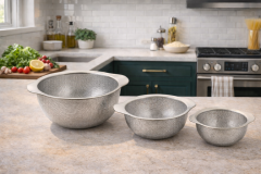 Arow 3'lü Sieve Metal Süzgeç Set TR-6665