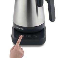 Korkmaz Moderna Elektrikli Çaydanlık Gri/Satin 1.3 lt A850-01