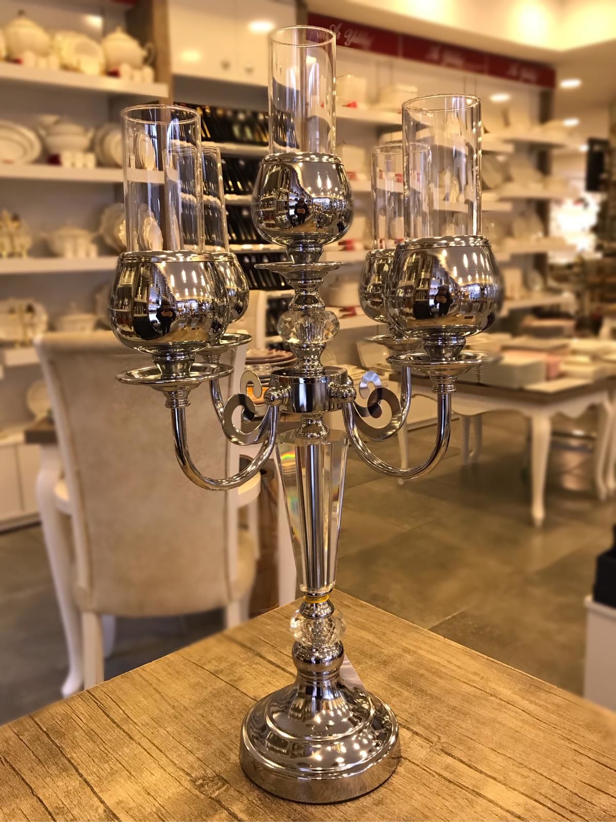 Aymet Mumluk 5 Kollu Gümüş AYM3329B