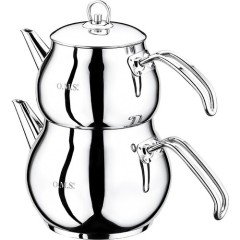 Oms Çaydanlık Takımı Çelik M Boy 8012