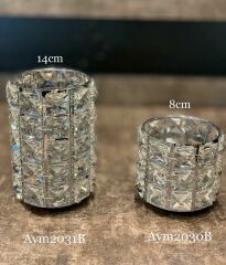 Decovien Mumluk Taşlı Tekli Gümüş AYM2030B