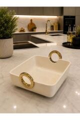 Pink&More Sunumluk Kare Kase Gold TR-6607