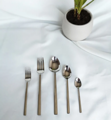 Sıla 36 Parça Elit Sade Kutulu Çatal Kaşık Bıçak Takımı