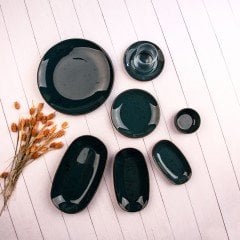 Marianna 36 Parça Rustik Kahvaltı Takımı 72-Yeşil