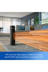 Philips Kule Tipi Isıtıcı Siyah CX5120/11