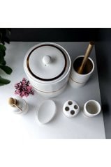 Arow 6 Parça Banyo Seti Beyaz TR-2549